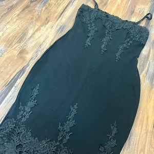 Black Lacey spaghetti strap dress